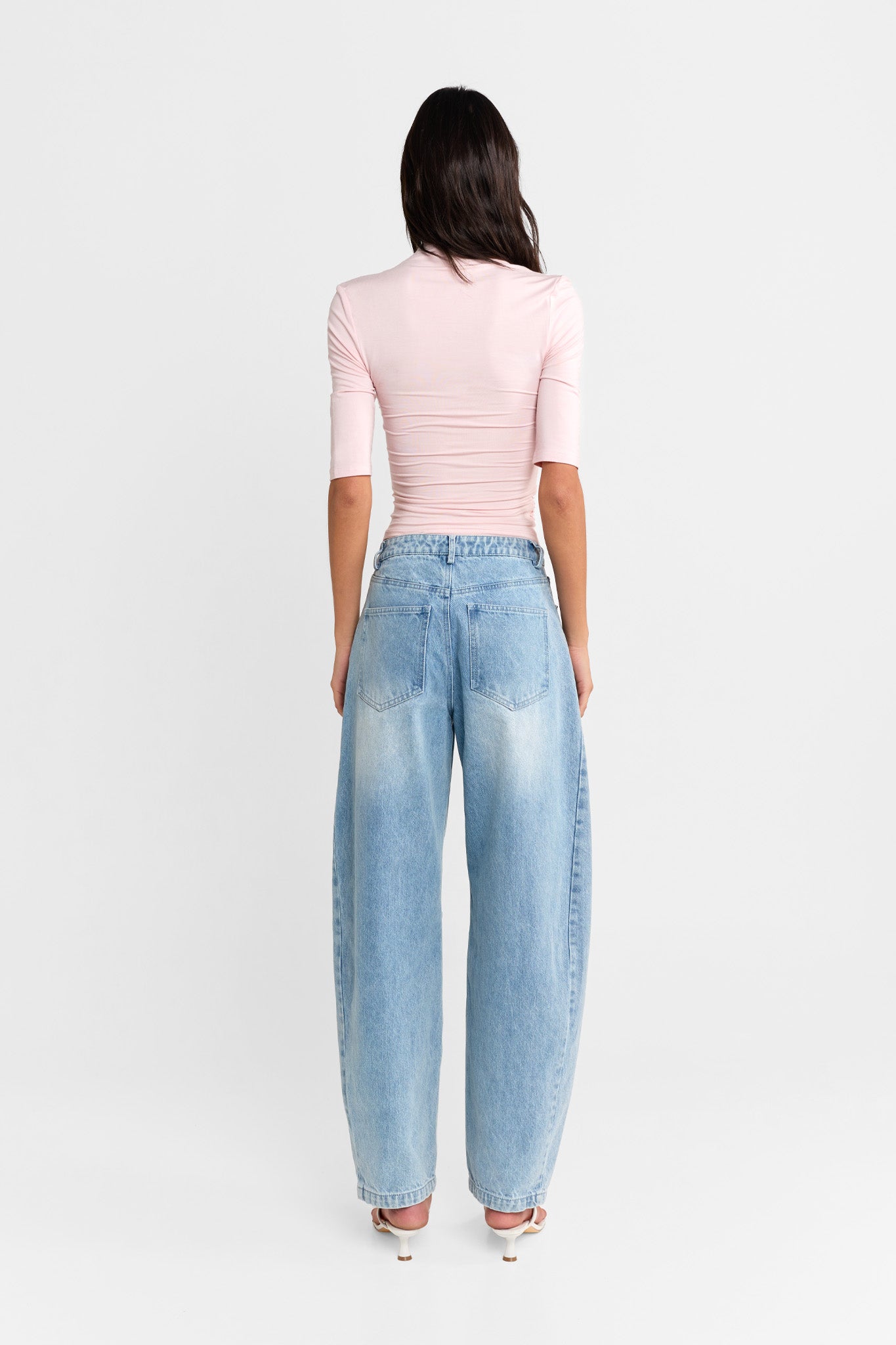 Adalia Half Sleeve Top | Pink