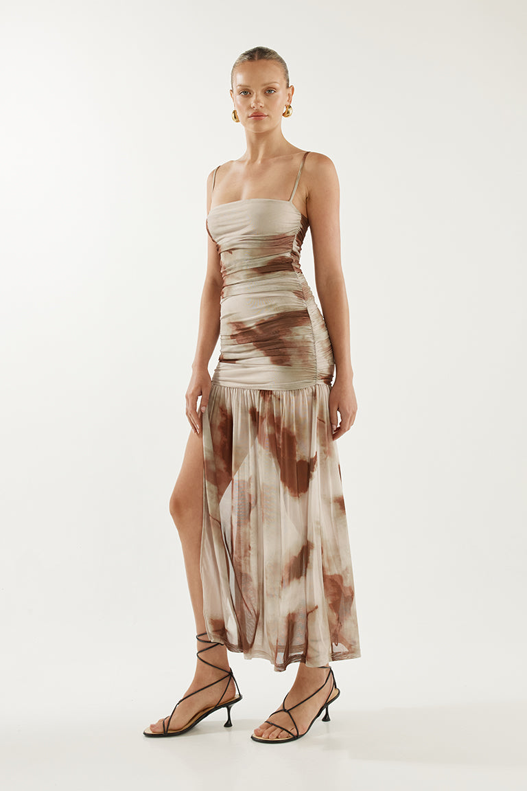 Aitana Maxi Dress | Smoke