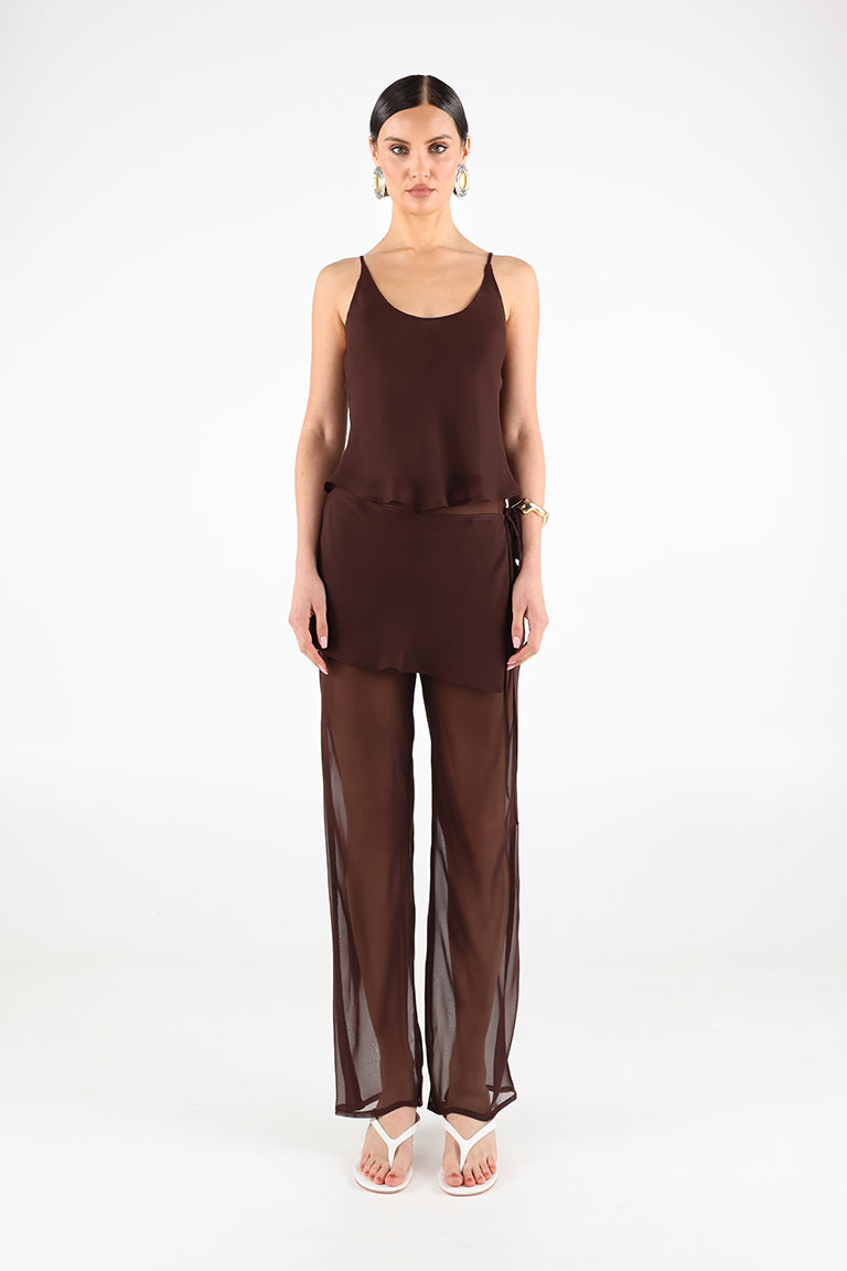 Anastasia Tank | Choc