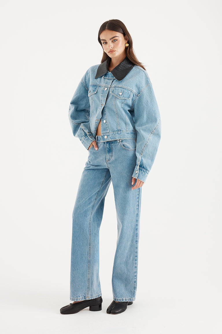Avery Jacket | Light Denim