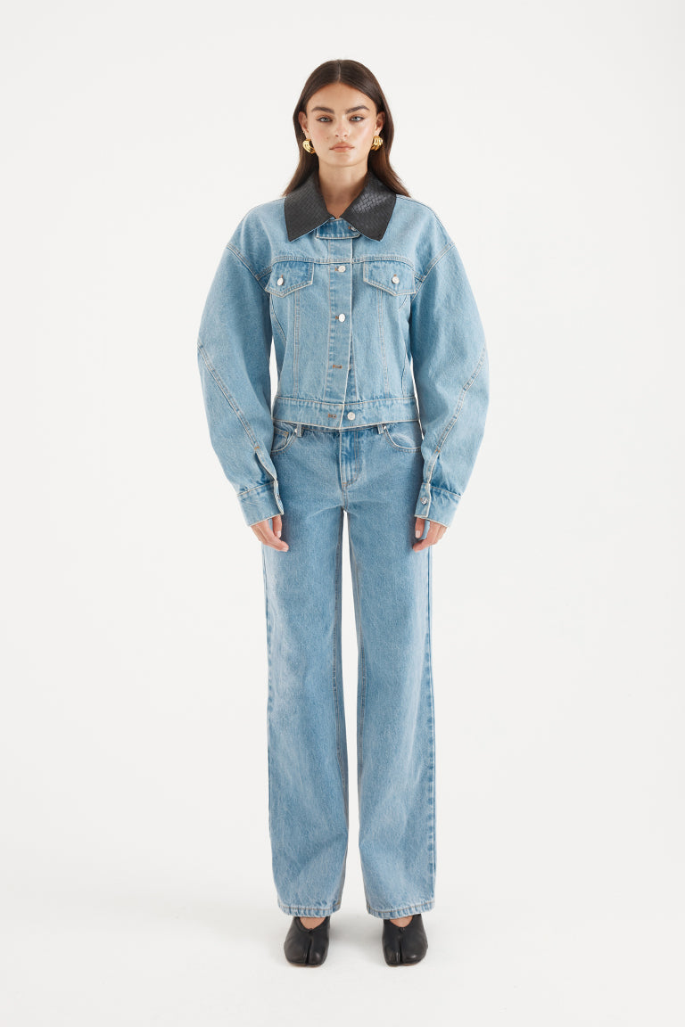 Avery Jacket | Light Denim