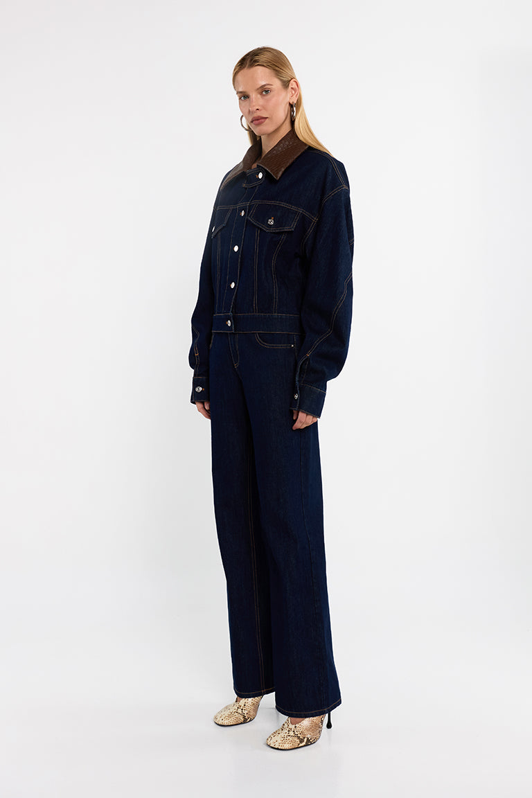 Avery Jacket | Indigo Denim