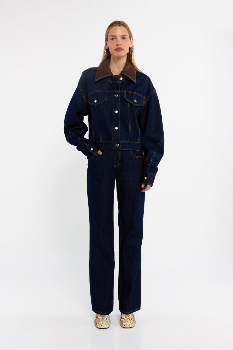 Avery Jacket | Indigo Denim