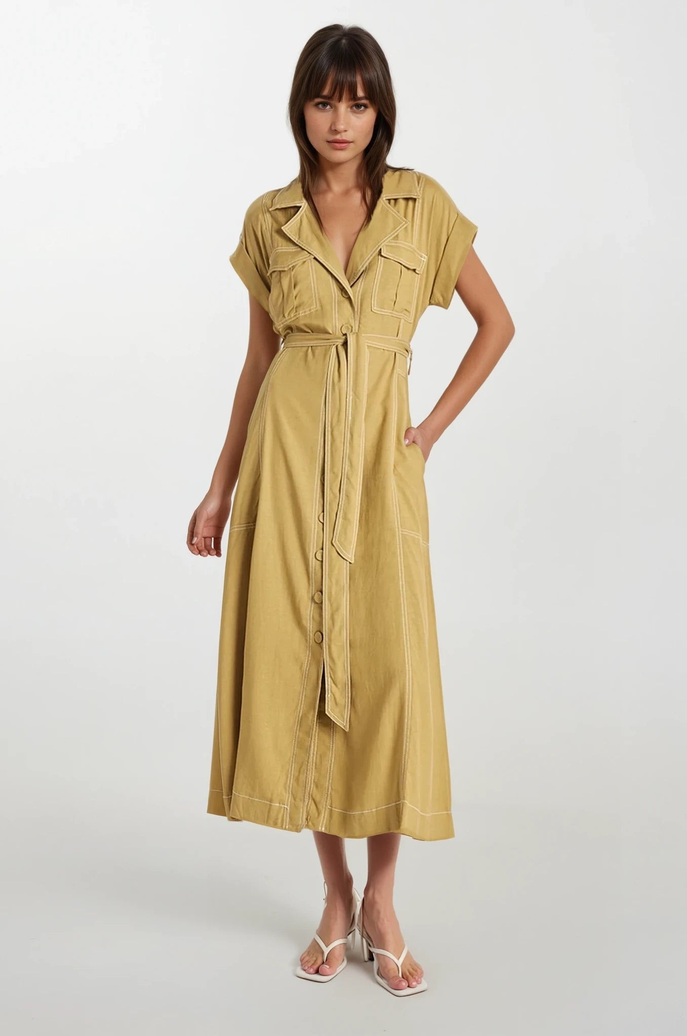 Bari Maxi Dress | Mustard