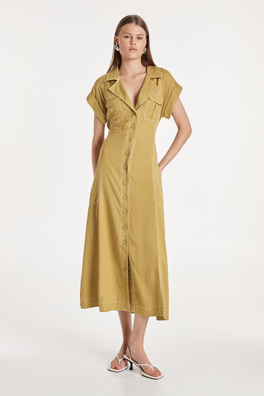 Bari Maxi Dress | Mustard
