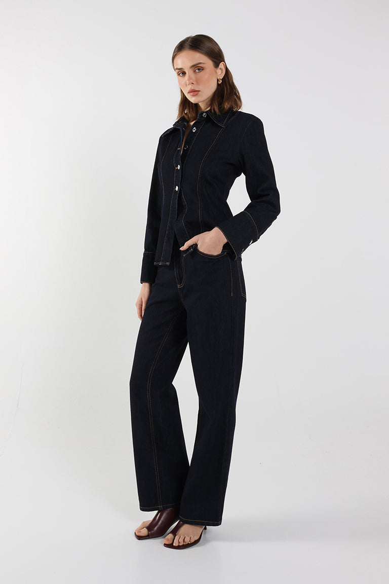 Bec Denim Shirt | Indigo