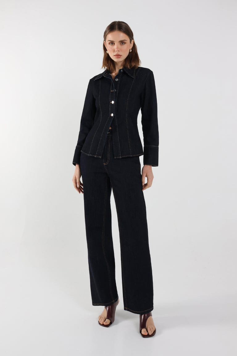 Bec Denim Shirt | Indigo