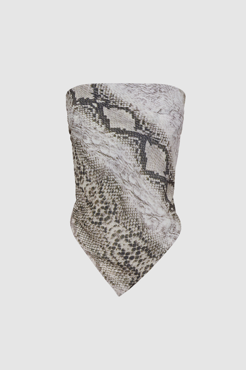 Billie Scarf Top | Snake