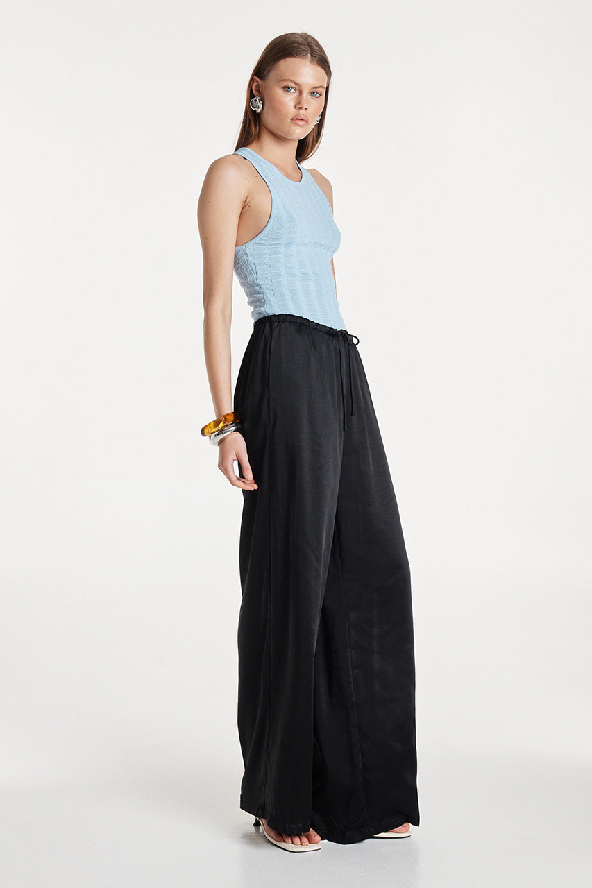 Bordeaux Knit Bodysuit | Powder Blue