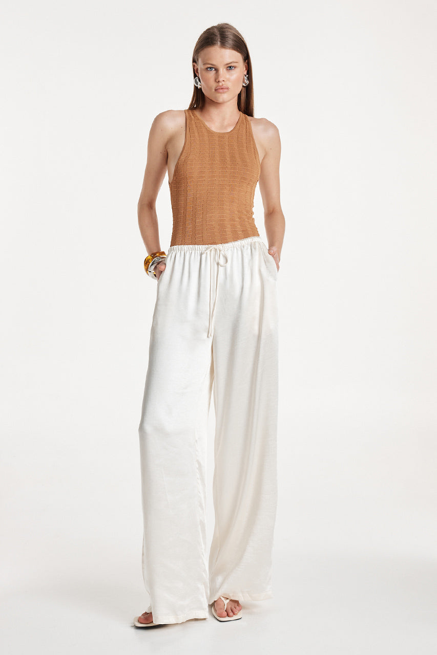 Bordeaux Knit Bodysuit | Rust
