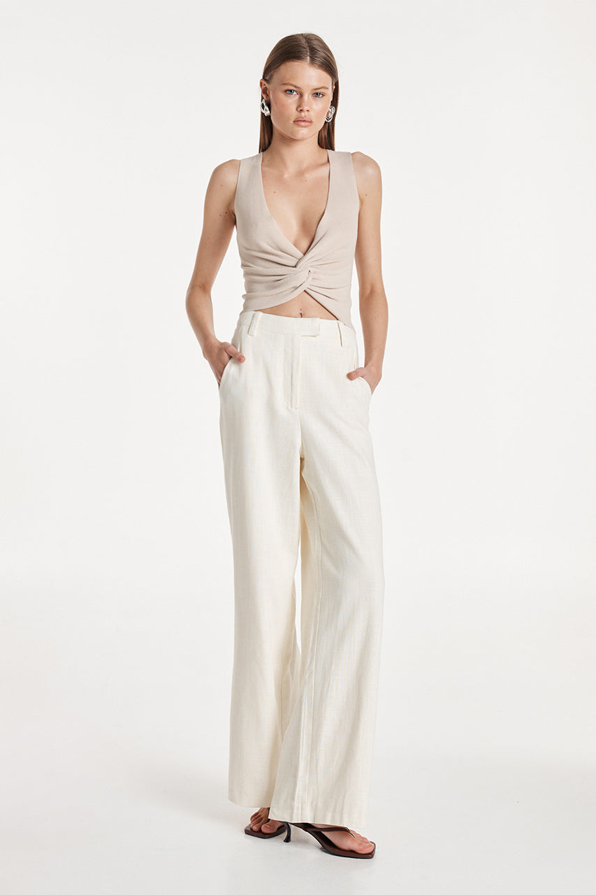 Brittney Knit Top | Oyster