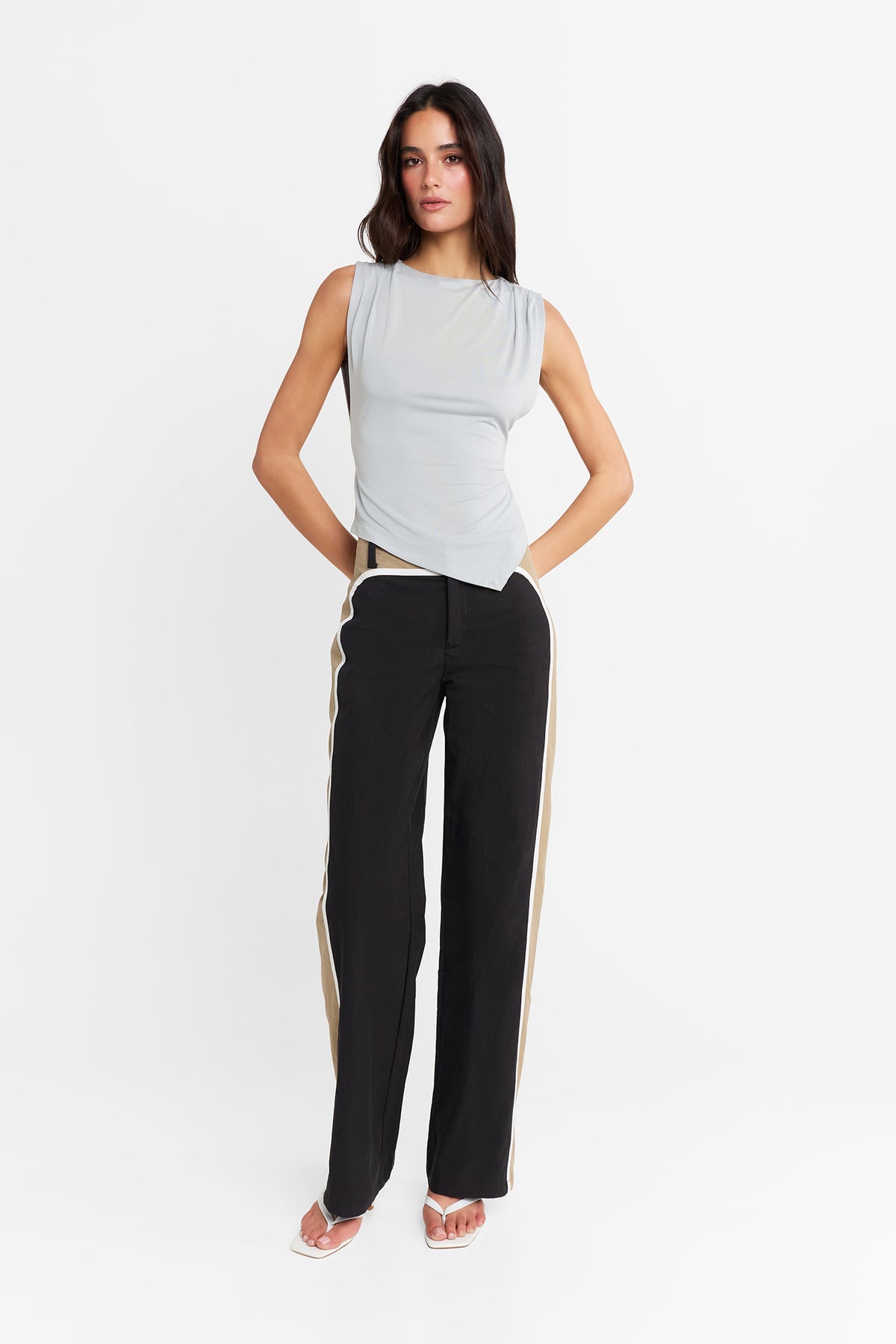 Calista Top | Light Steel