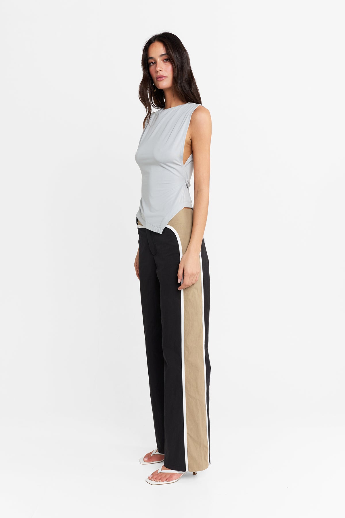 Calista Top | Light Steel
