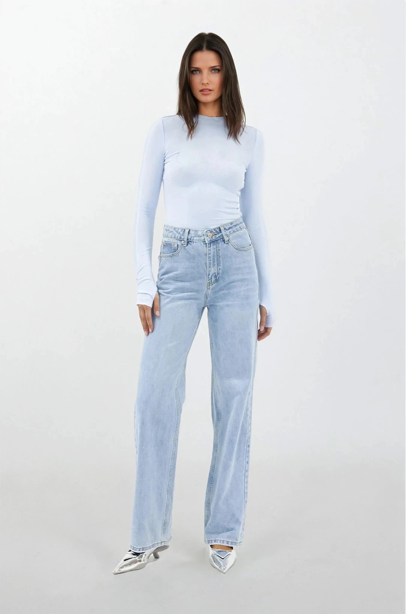 Cassidy Top | Powder Blue