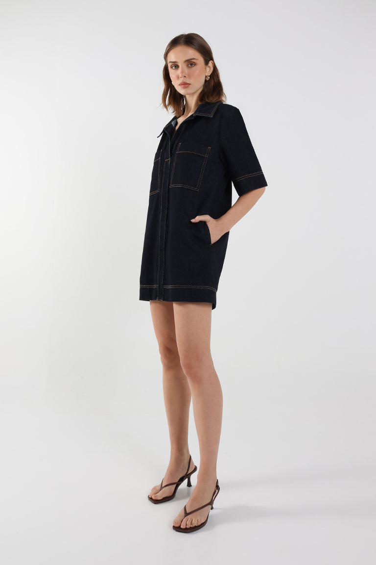 Cecilia Mini Dress | Indigo