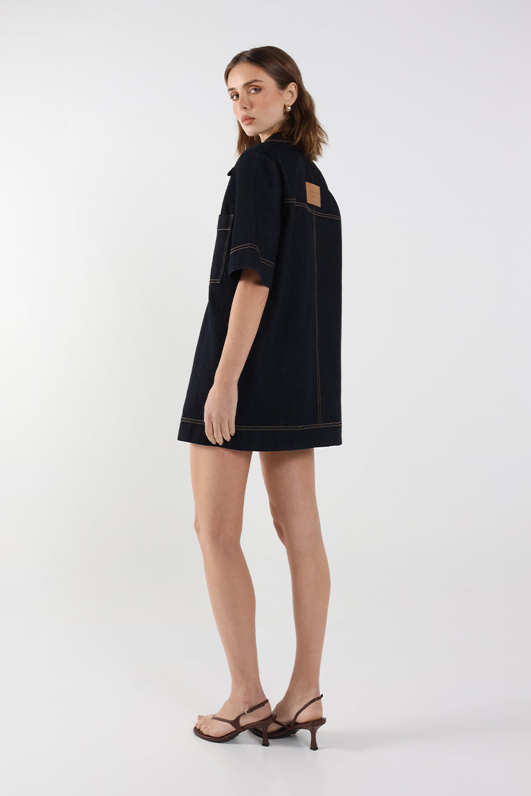 Cecilia Mini Dress | Indigo