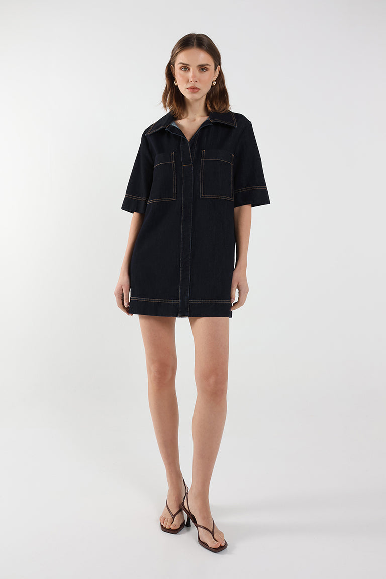 Cecilia Mini Dress | Indigo
