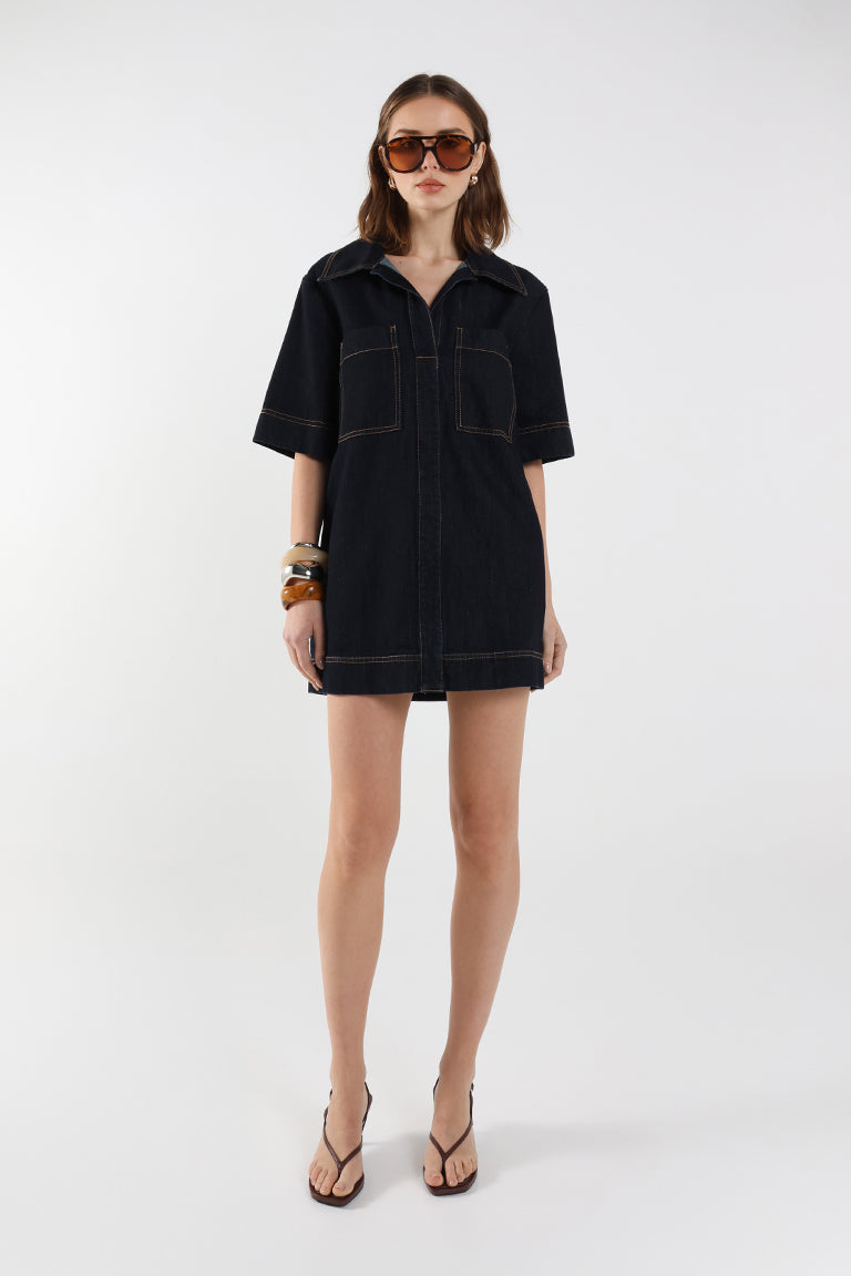 Cecilia Mini Dress | Indigo