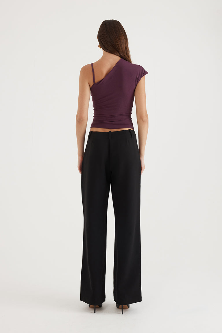 Charlotte Top | Aubergine
