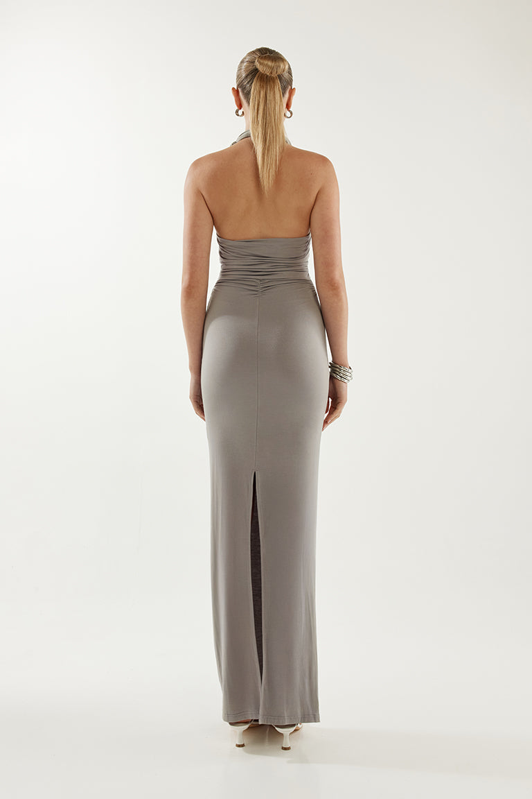 Clemence Maxi Dress | Steel