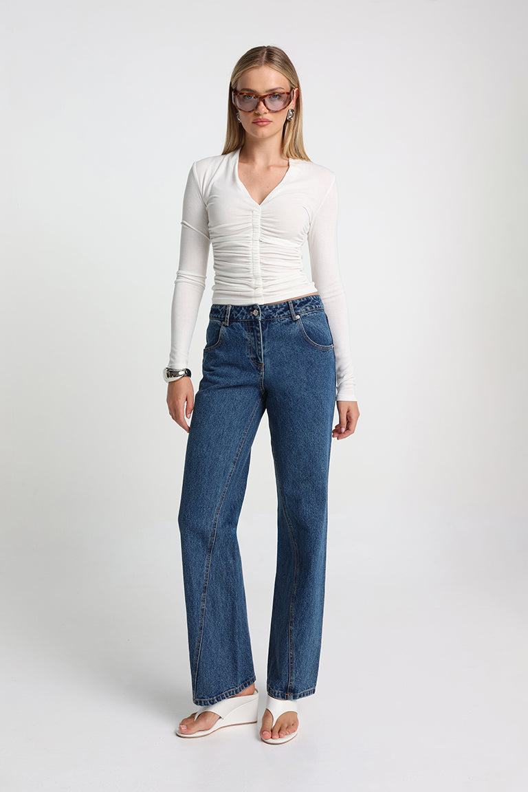 Clementine Top | White