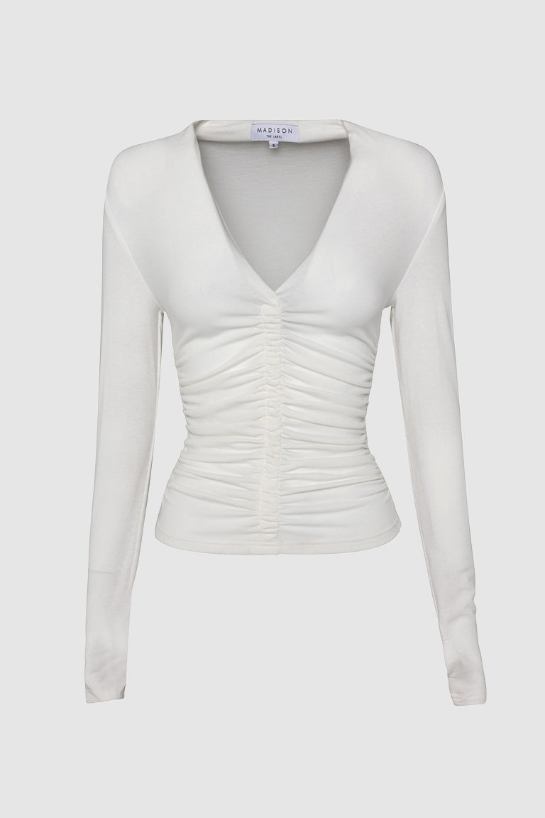 Clementine Top | White