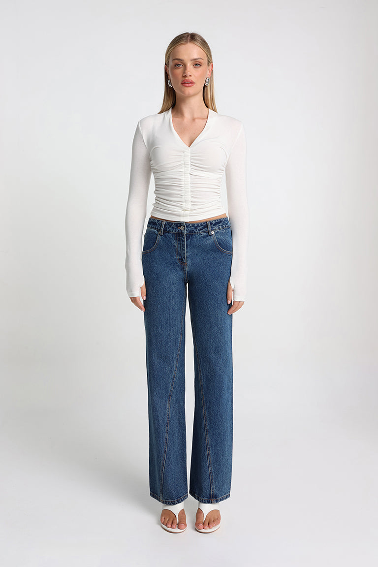 Clementine Top | White