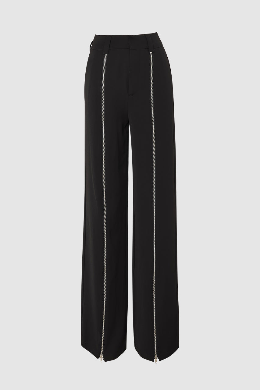 Corey Zip Pants | Black