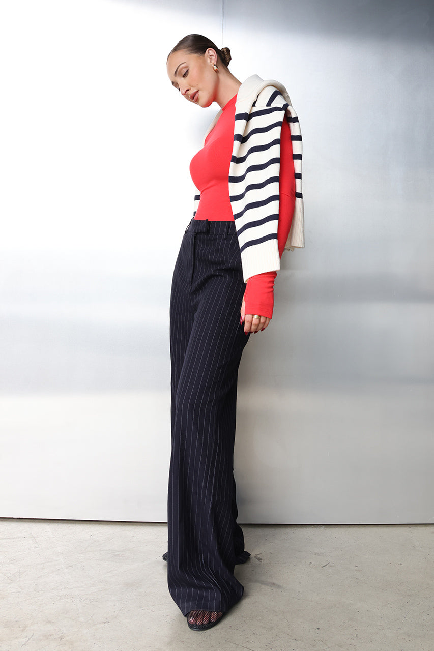 Dallas Pants | Navy Pinstripe