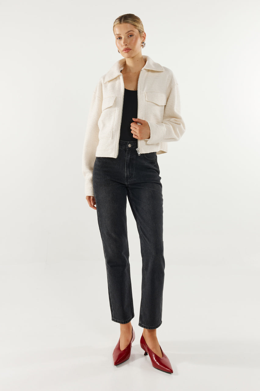 Deltora Jacket | White