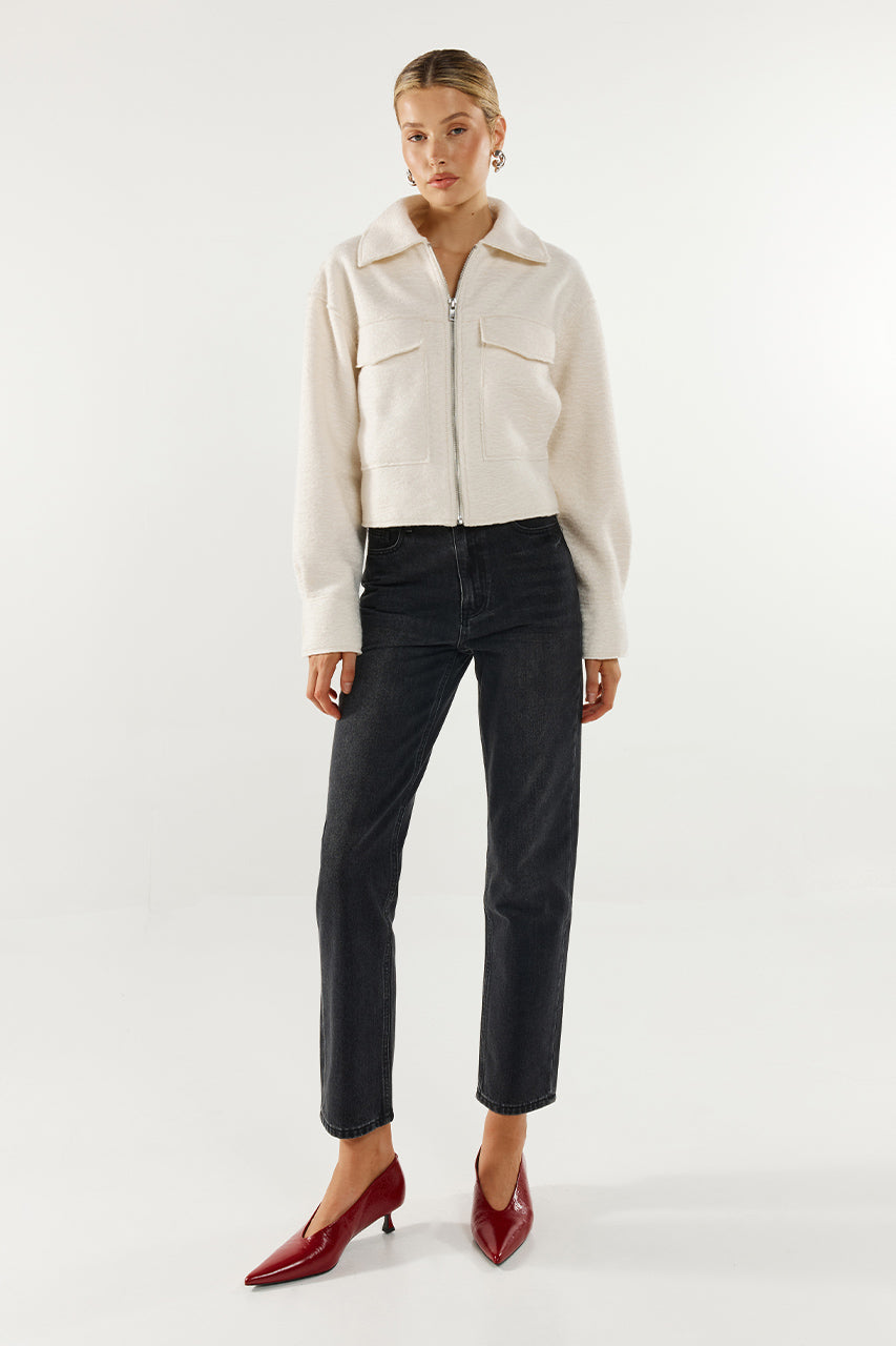 Deltora Jacket | White