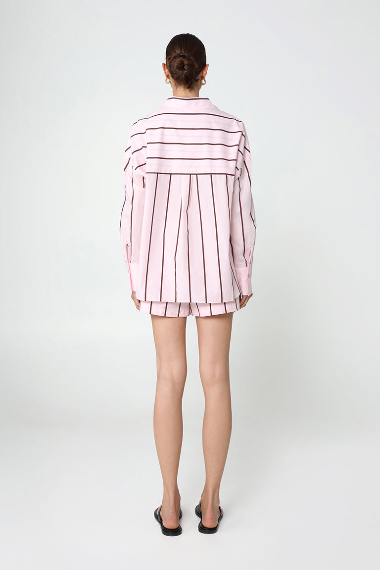 Dixon Shirt | Pink Stripe