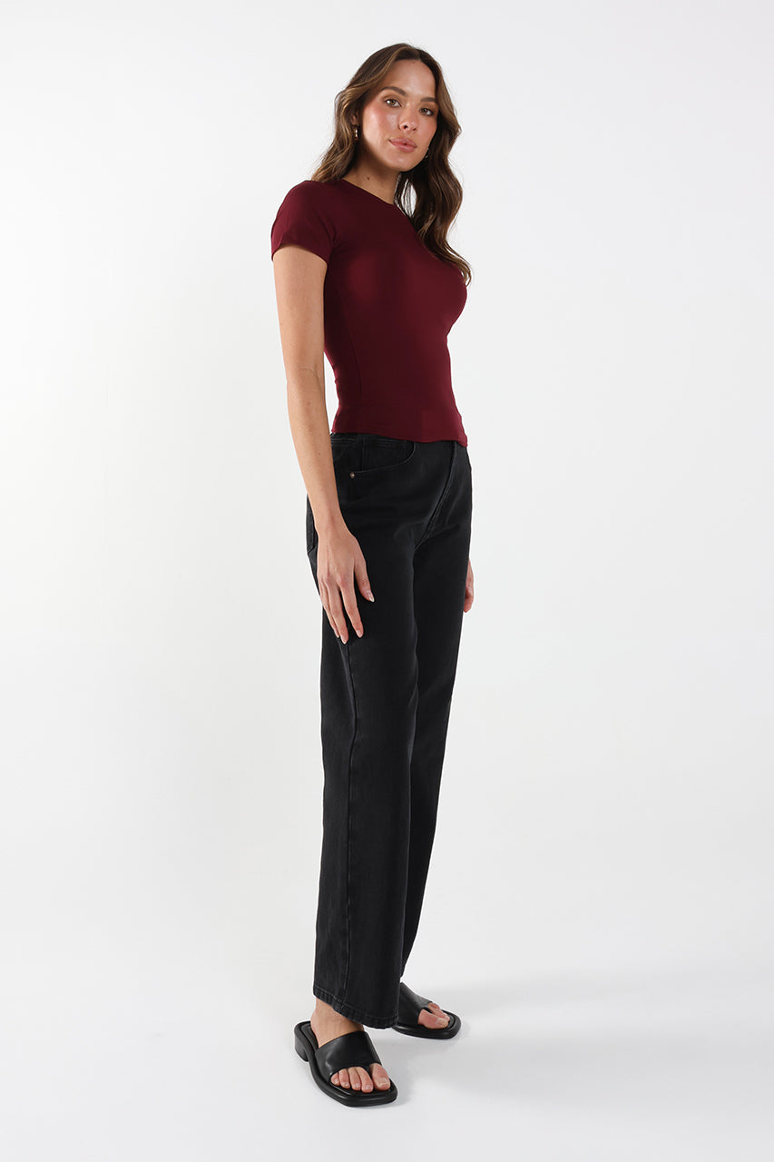 Elina Jeans | Black Denim