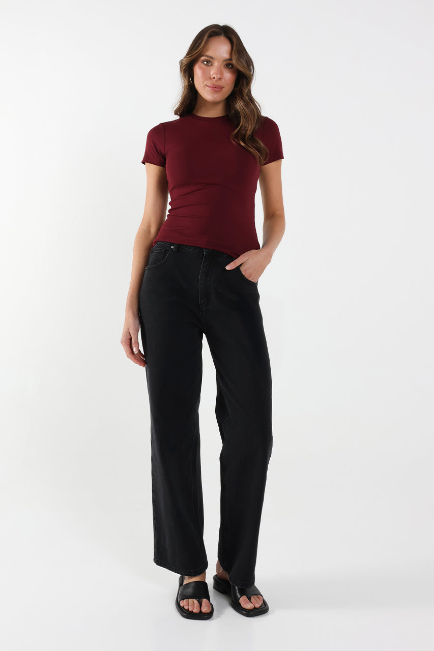 Elina Jeans | Black Denim
