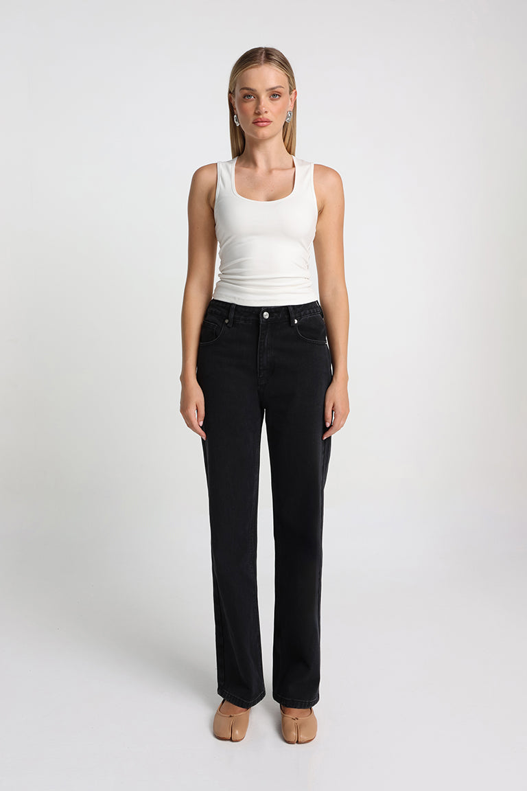 Elina Jeans | Black Denim