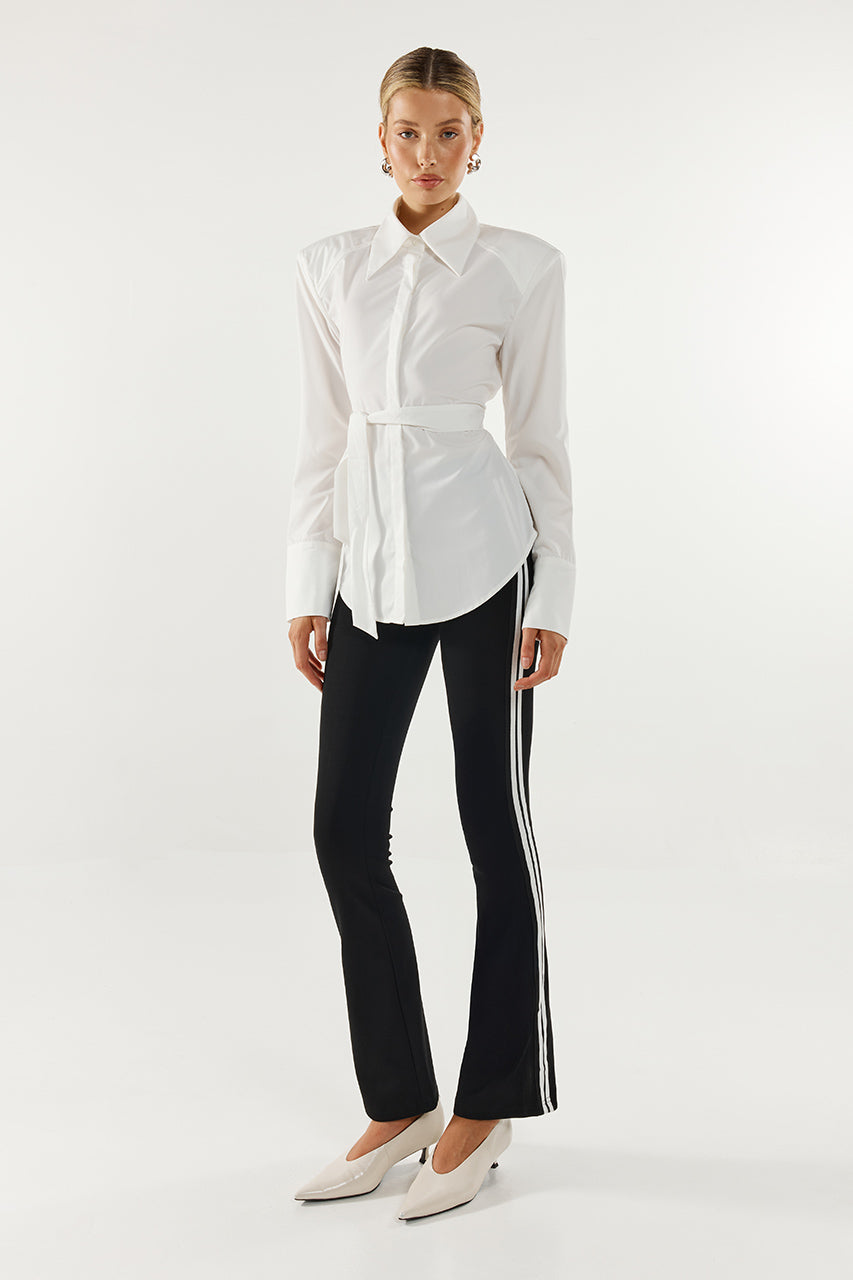 Ferris Tie Shirt | White