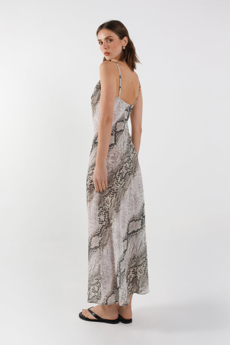Fontana Maxi Dress | Snake