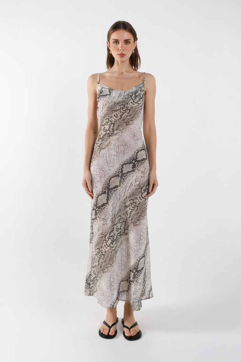 Fontana Maxi Dress | Snake