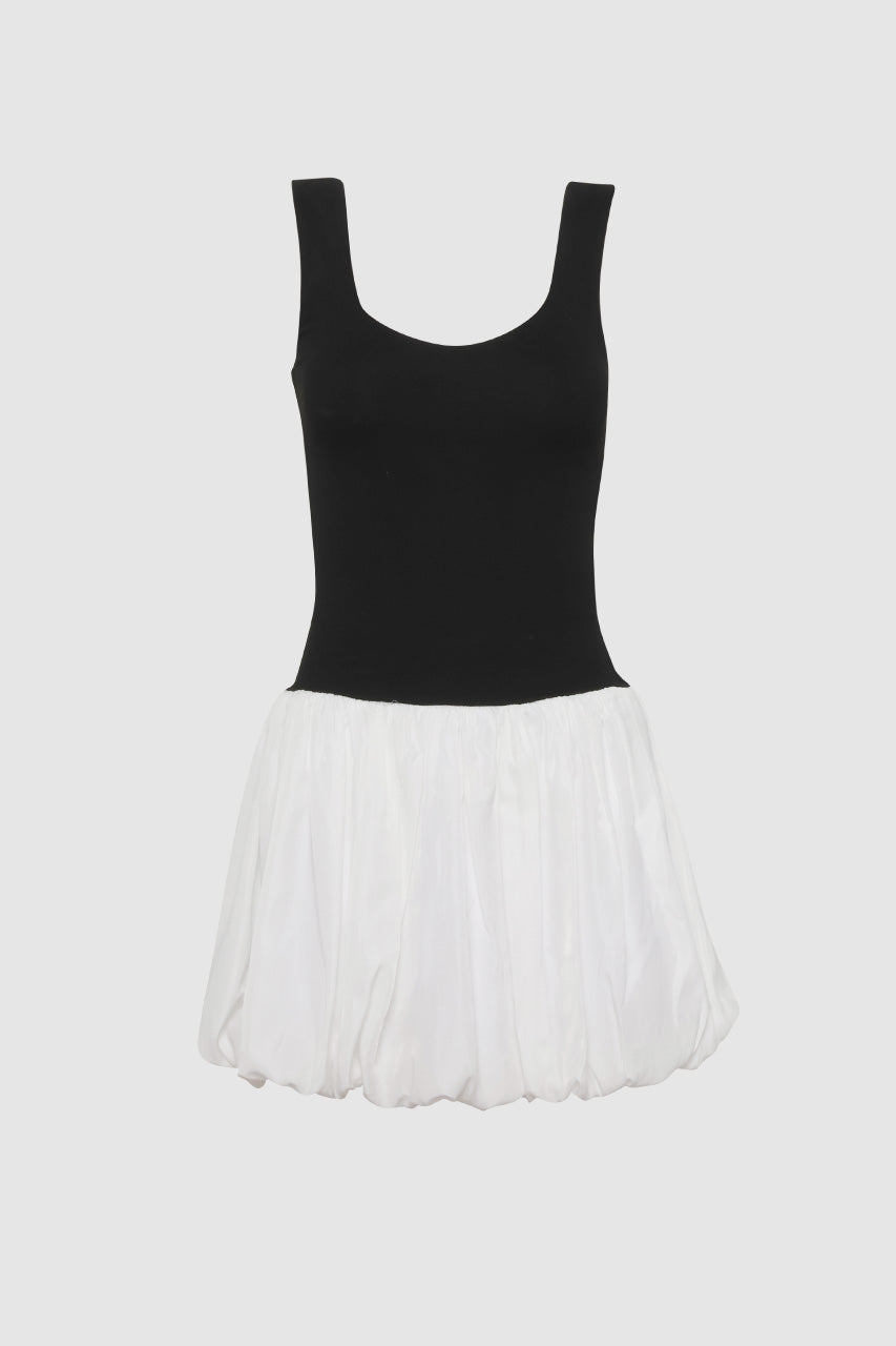 Harley Bubble Skort Dress | Black/White