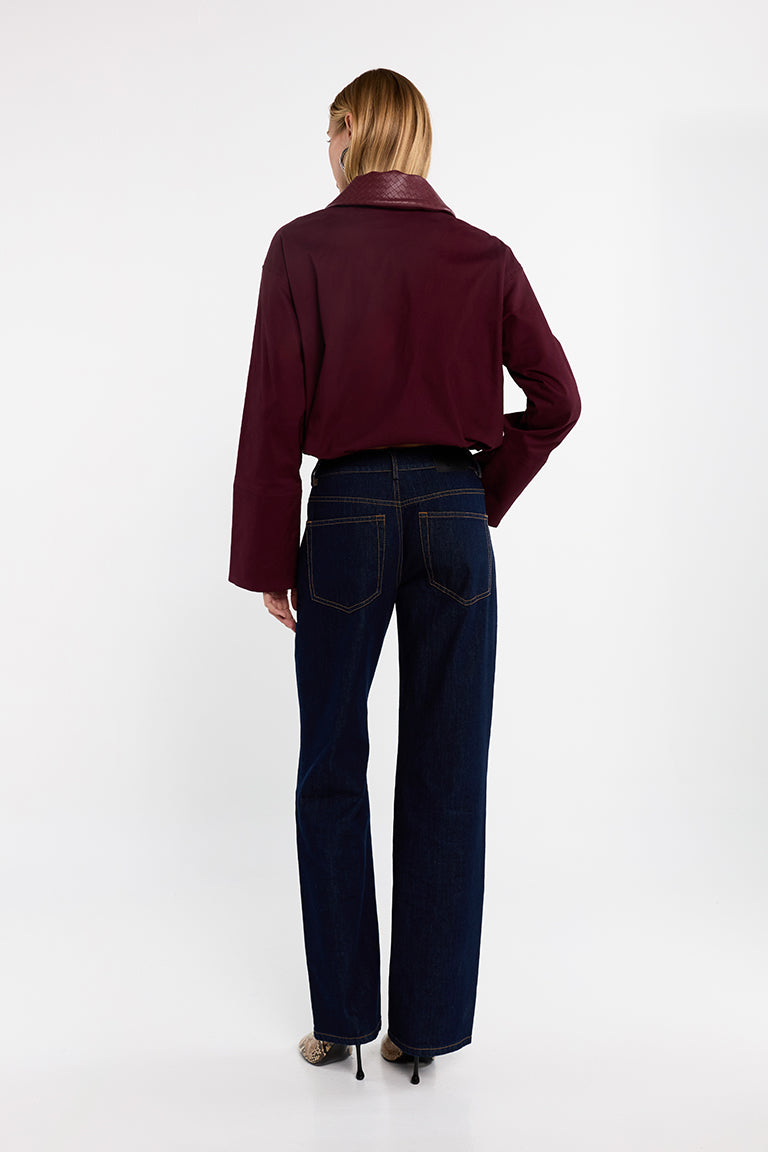 Jayda Jacket | Burgundy