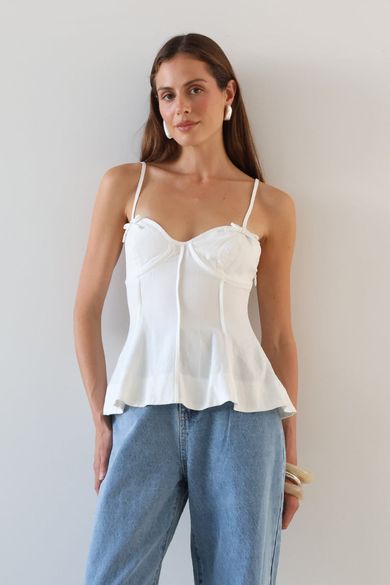 Jiana Top | White