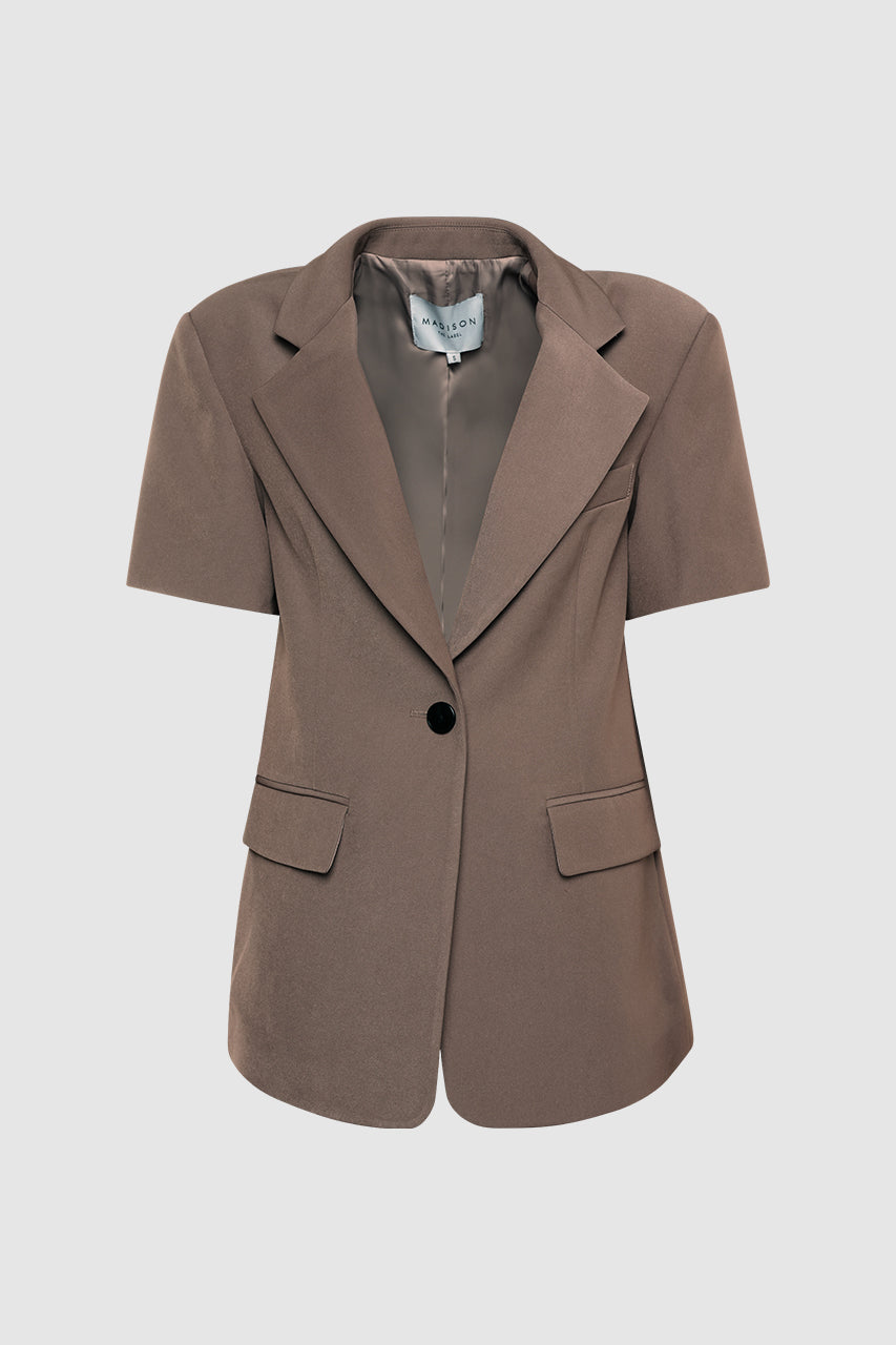 Jonas S/S Blazer | Taupe