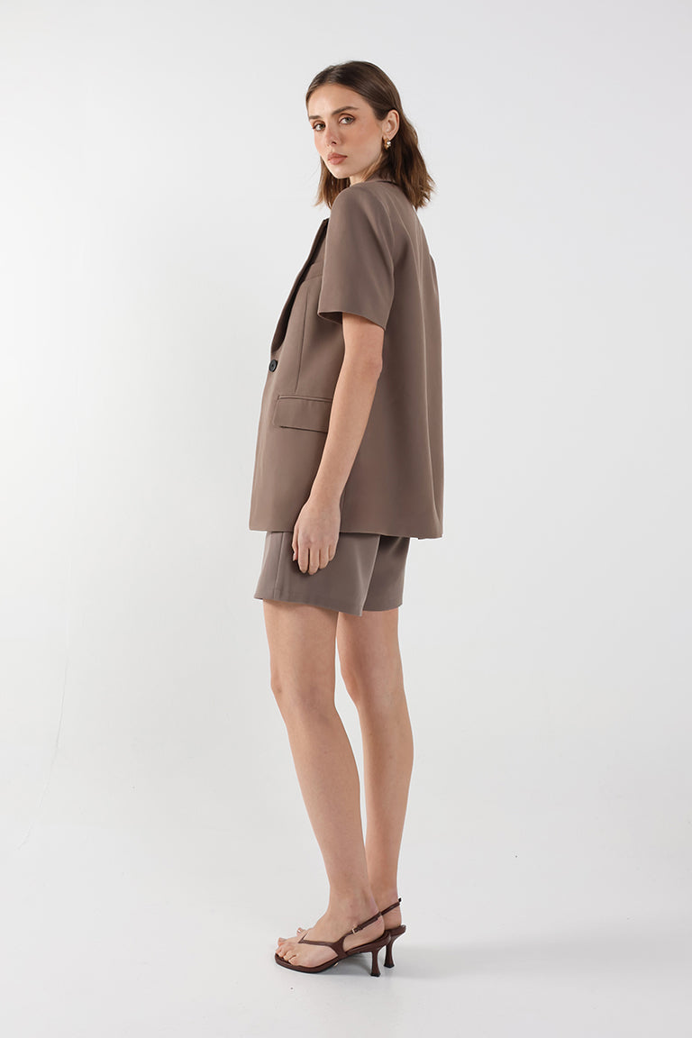 Jonas S/S Blazer | Taupe