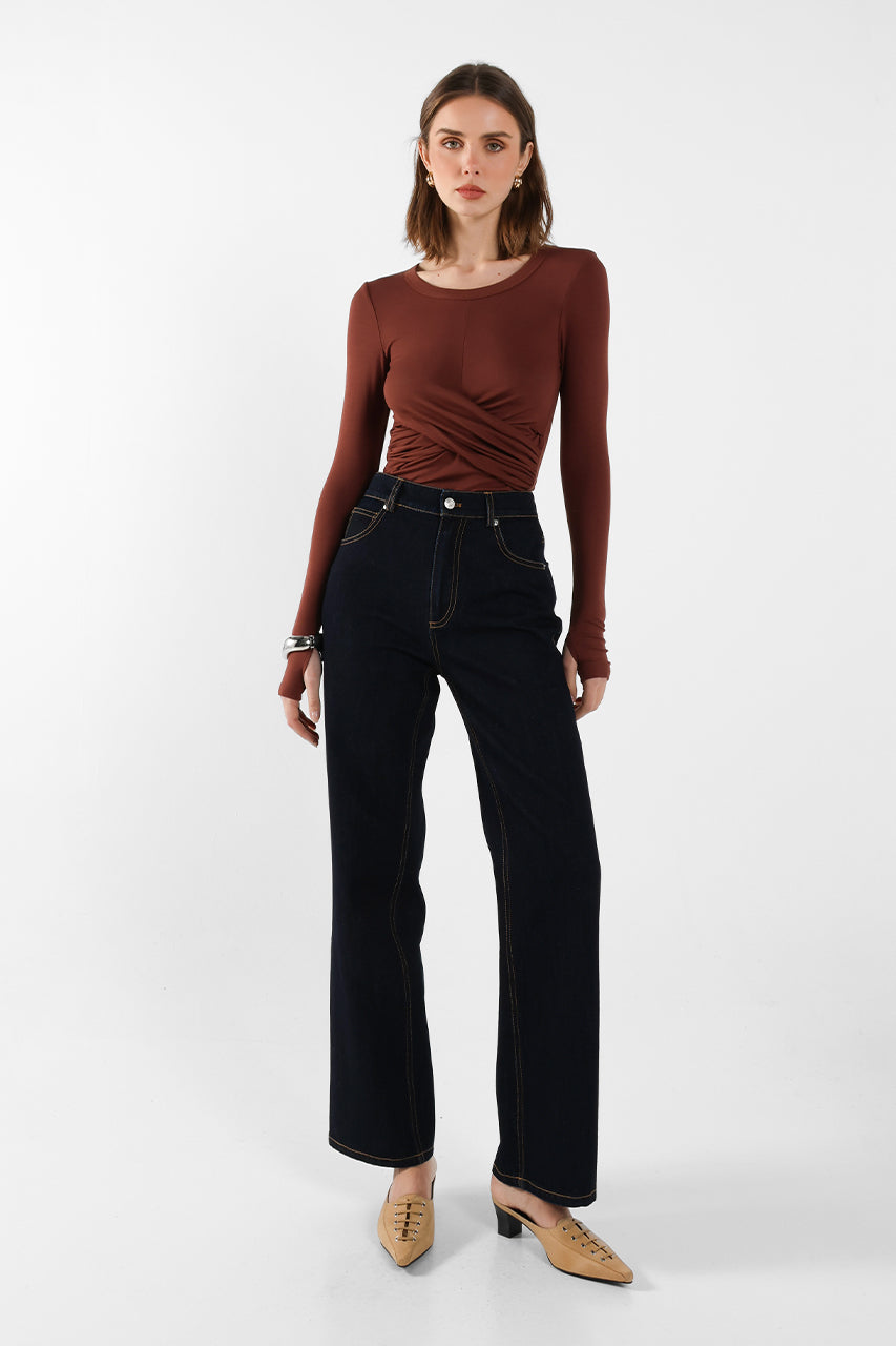 Koko L/S Top | Choc
