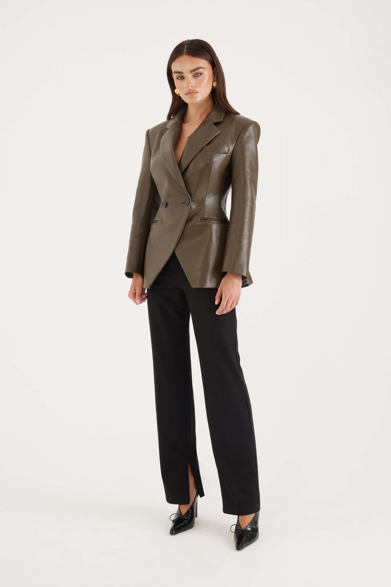 Layla Blazer | Dark Green