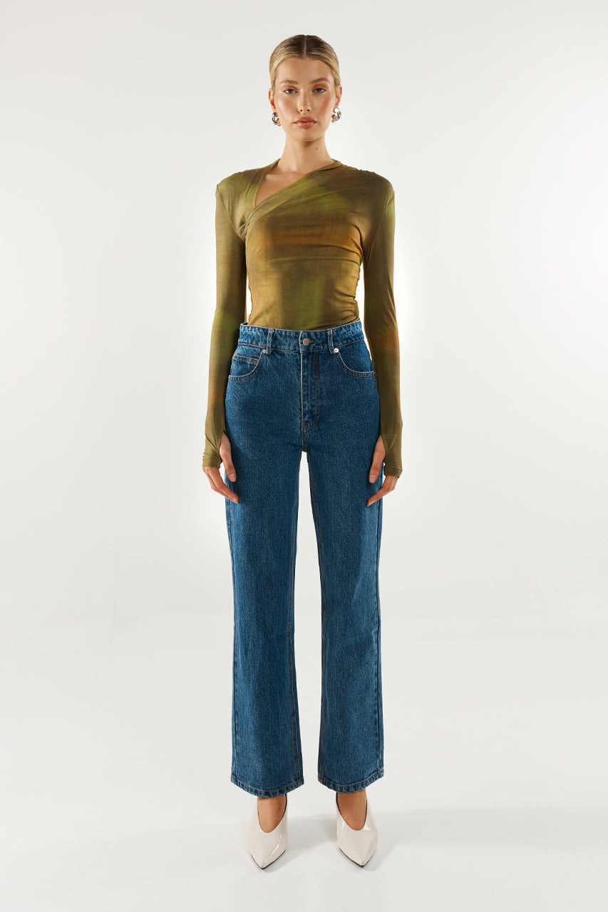 Laury Mesh Top | Forrest Mist