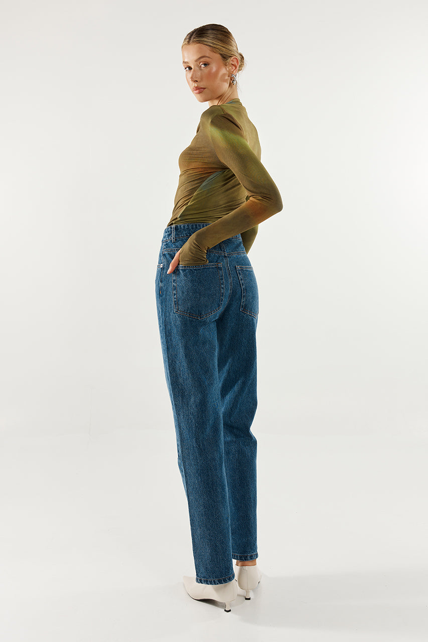 Laury Mesh Top | Forrest Mist