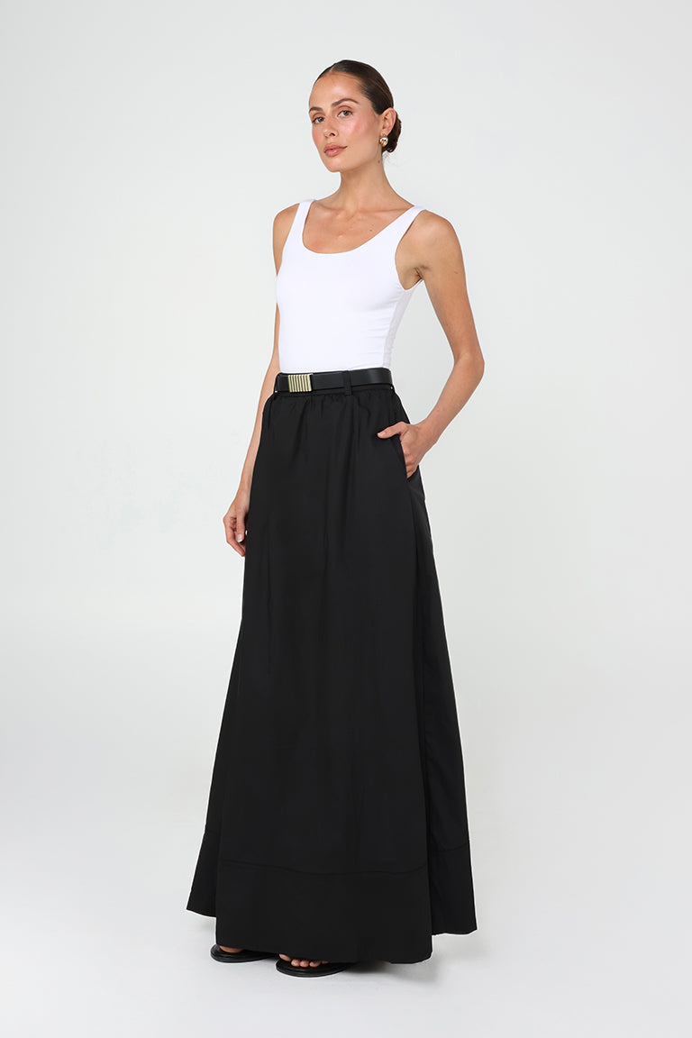 Lopez Maxi Skirt | Black