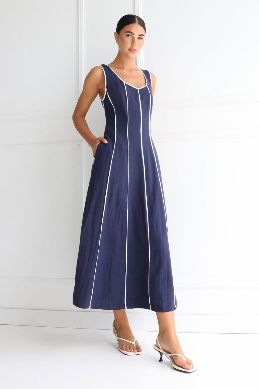 Louella Maxi Dress | Navy