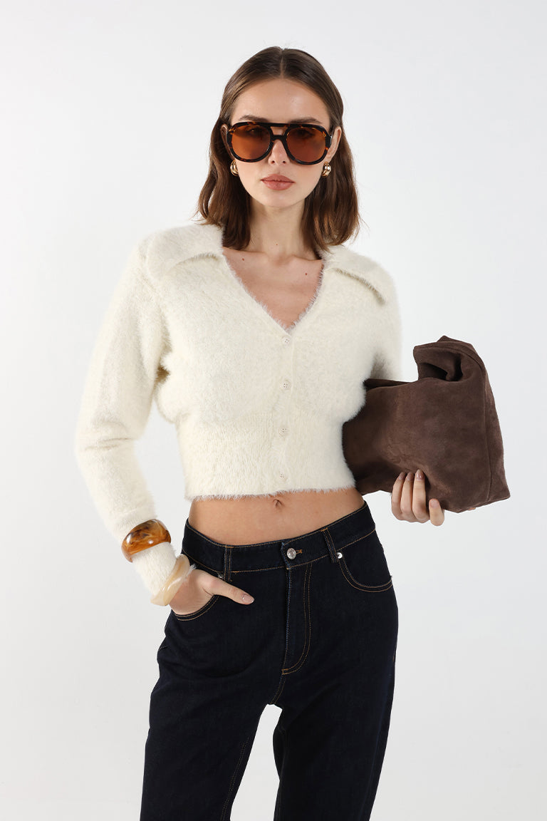Lucy Knit Cardigan | Cream
